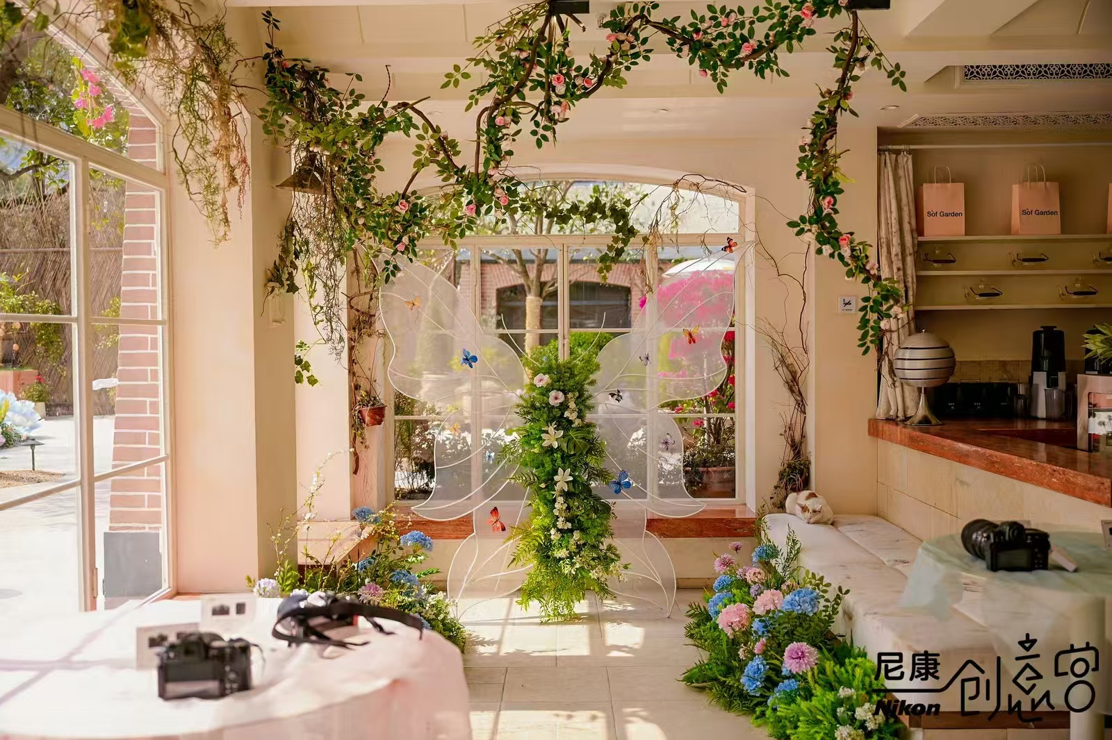 Nikon Sof Garden activation interior